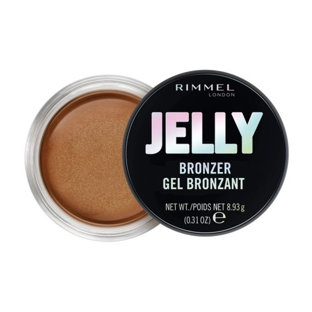 Rimmel Jelly Bronzer Gel 02 Golden Touch Shimmer Bronzing Gel Dewy Glow New